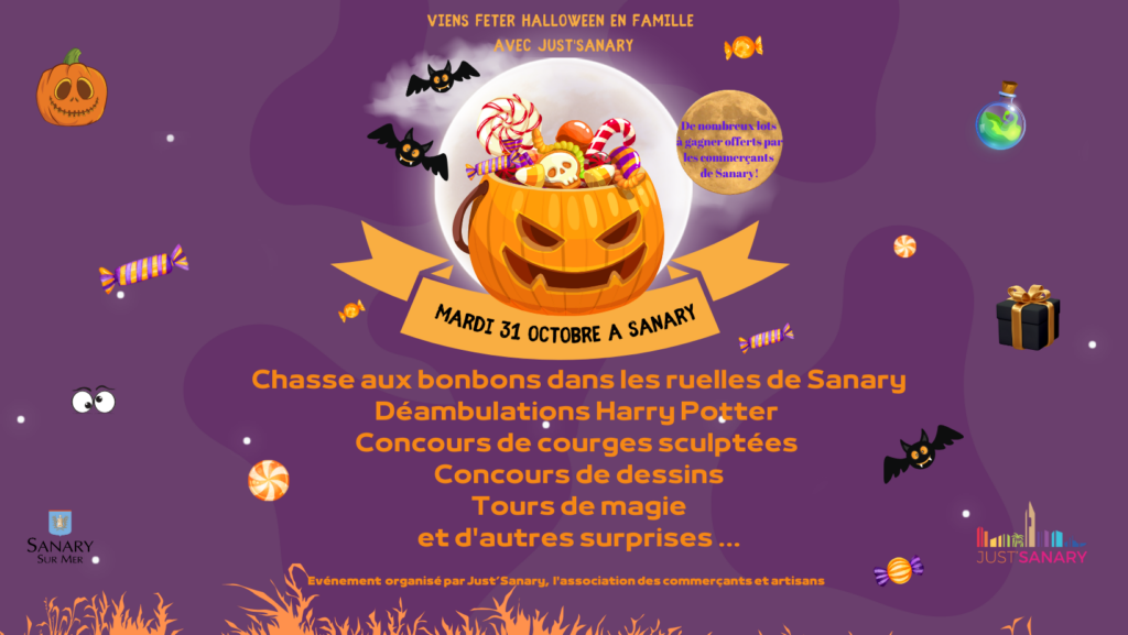 Venez célébrer Halloween avec Just’Sanary